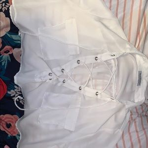 Long sleeve crop Fashion Nova shirt